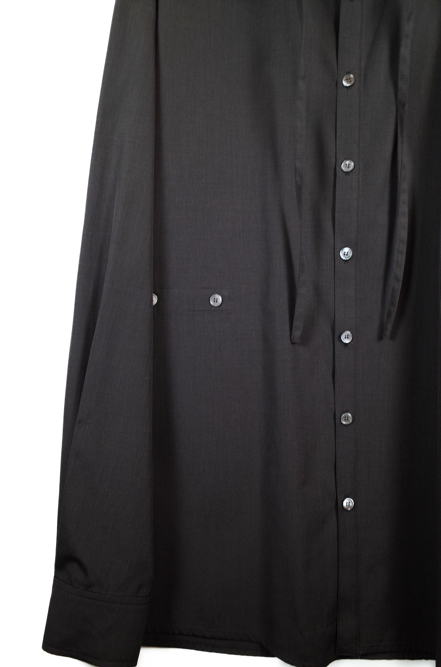 Button Adjustable Shirt (Black)