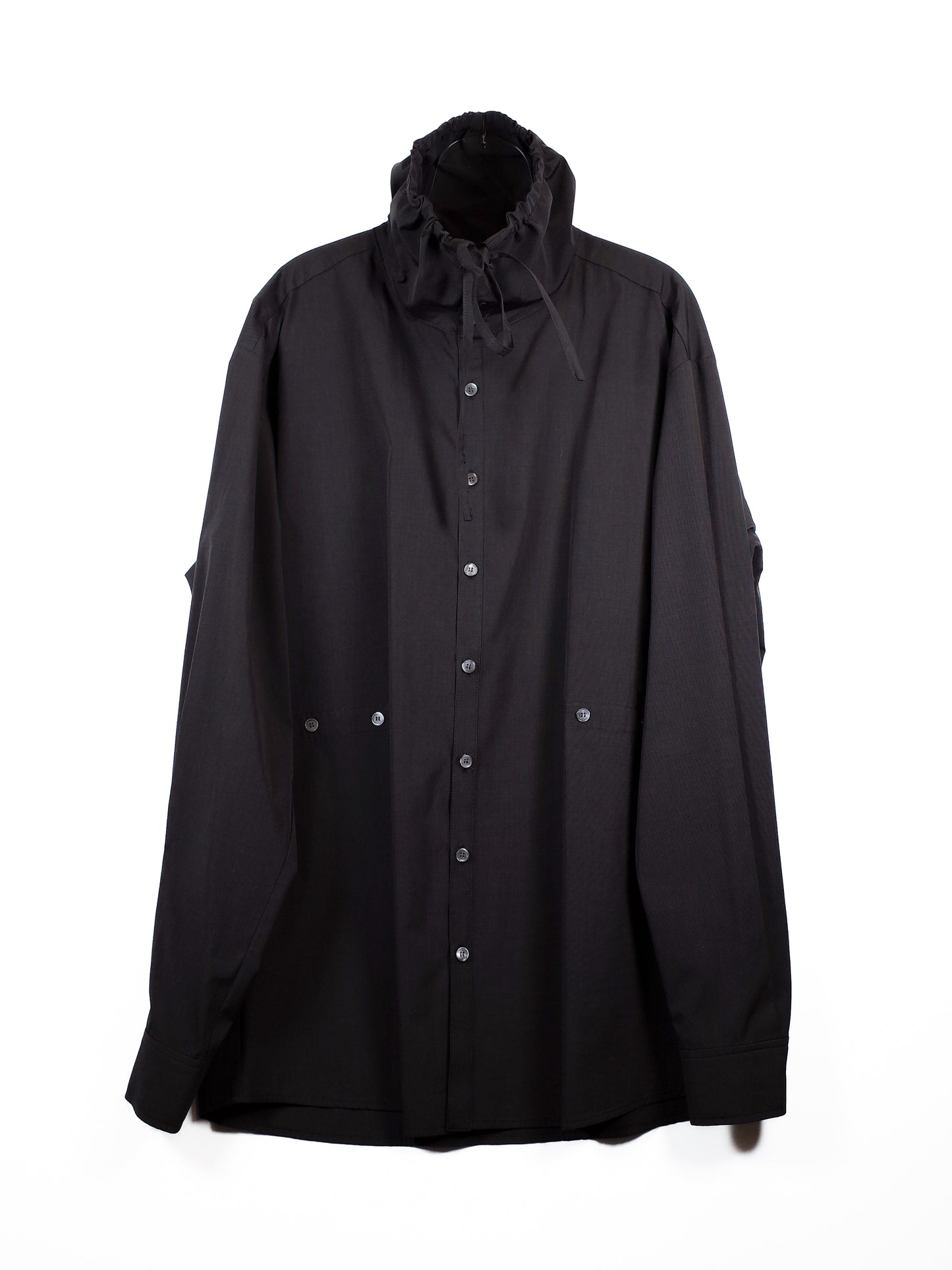 Button Adjustable Shirt (Black)