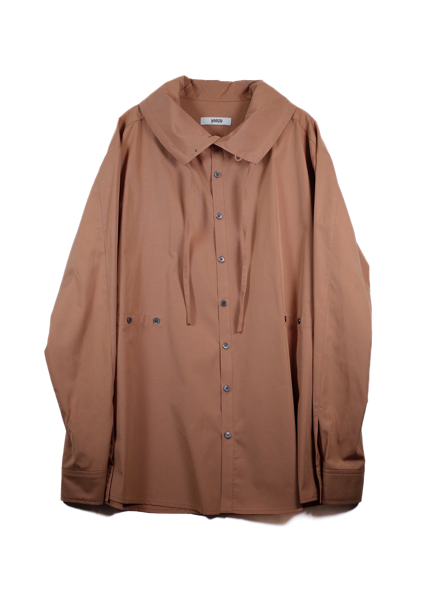 Button Adjustable Shirt (Brown)